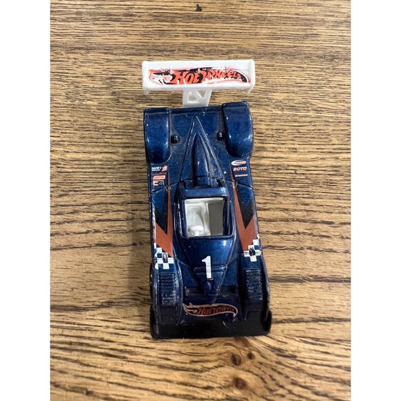 Hot Wheels Riley & Scott MKIII Die-Cast Model Car Metallic Blue 2000 Mattel - Picture 4 of 5